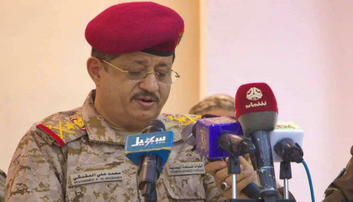 وزير الدفاع اليمني محمد المقدشي