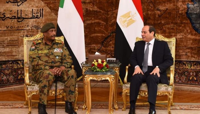السيسي يستقبل البرهان