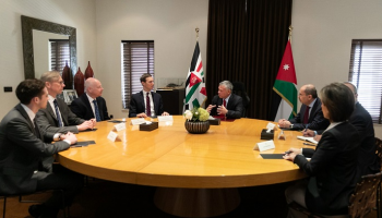 العاهل الأردني يستقبل جاريد كوشنر 