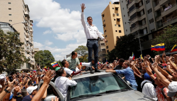 زعيم المعارضة في فنزويلا خوان جوايدو