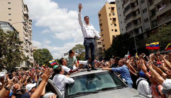 زعيم المعارضة في فنزويلا خوان جوايدو