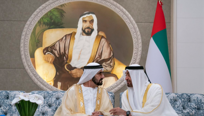 الشيخ محمد بن راشد والشيخ محمد بن زايد