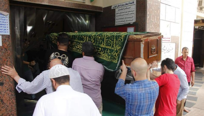  تشييع جنازة الفنان محمد نجم من مسجد مصطفى محمود