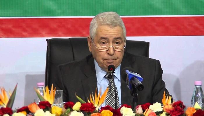 الرئيس الجزائري المؤقت عبدالقادر بن صالح - أرشيفية
