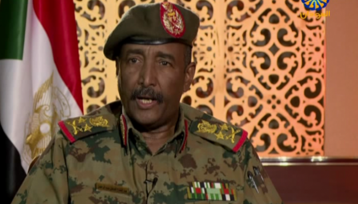 الفريق أول عبدالفتاح البرهان رئيس المجلس العسكري الانتقالي بالسودان
