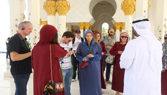 جامع الشيخ زايد الكبير يستقبل 173 ألف ضيف في عيد الفطر