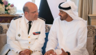 محمد بن زايد وقائد البحرية الفرنسية يبحثان أوجه التعاون المشترك