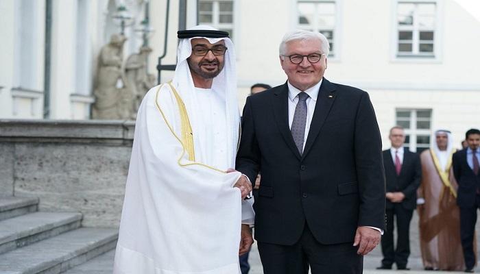 الشيخ محمد بن زايد والرئيس الألماني في برلين