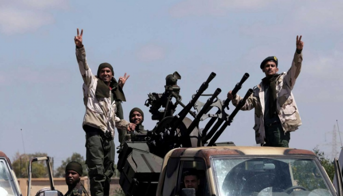 مضادات أرضية تابعة للجيش الوطني الليبي