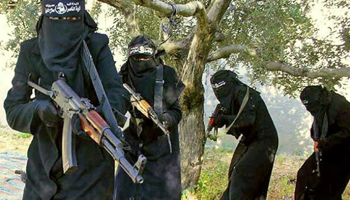 نساء تابعة لتنظيم داعش الإرهابي- أرشيفية