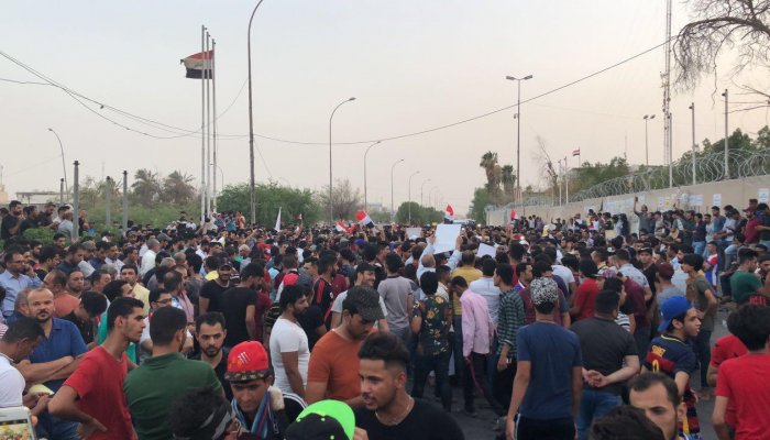 مظاهرات سابقة في البصرة