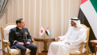 محمد بن زايد ورئيس الأركان الياباني يبحثان التعاون العسكري