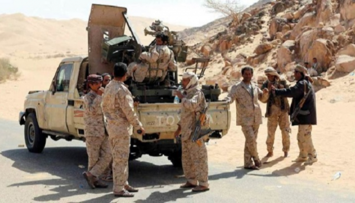 قوات من الجيش الوطني اليمني في معارك صعدة