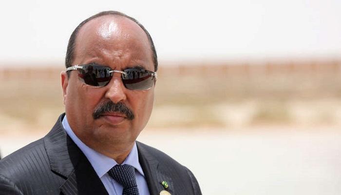 الرئيس الموريتاني المنتهية ولايته محمد ولد عبدالعزيز