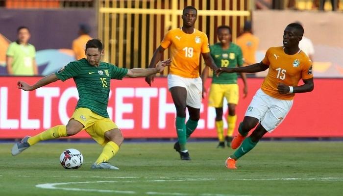 من مباراة جنوب أفريقيا وكوت ديفوار