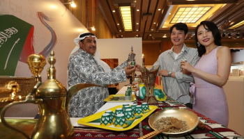 جانب من فعاليات الأسبوع الثقافي السعودي في سول
