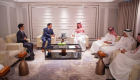 ولي العهد السعودي يلتقي رئيس مجلس إدارة مجموعة "إس كي"