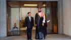 إمبراطور اليابان يستقبل ولي العهد السعودي في قصر أكاساكا بطوكيو