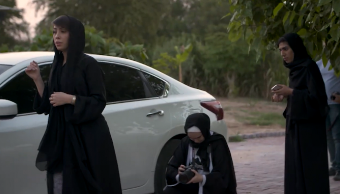 مشهد من "التجربة الفنية الإماراتية"