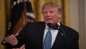 الرئيس الأمريكي دونالد ترامب