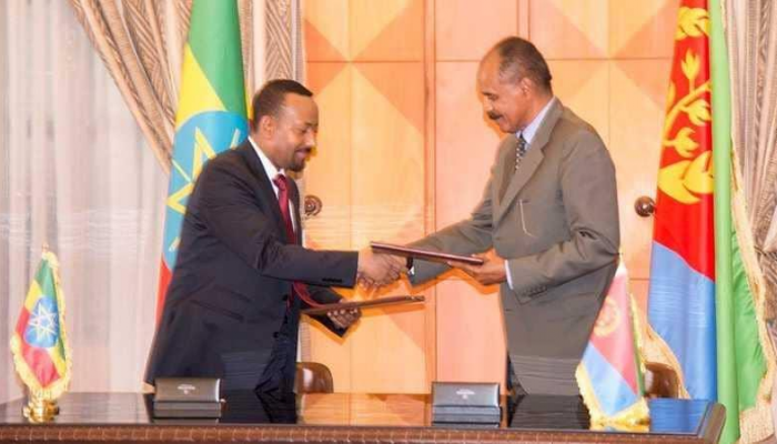 Ethiopian Prime Minister and Eritrean President Sign the Peace Agreement