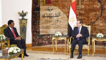 الرئيس المصري ورئيس وزراء تنزانيا