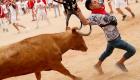 6 مصابين بآخر أيام مهرجان الثيران في إسبانيا