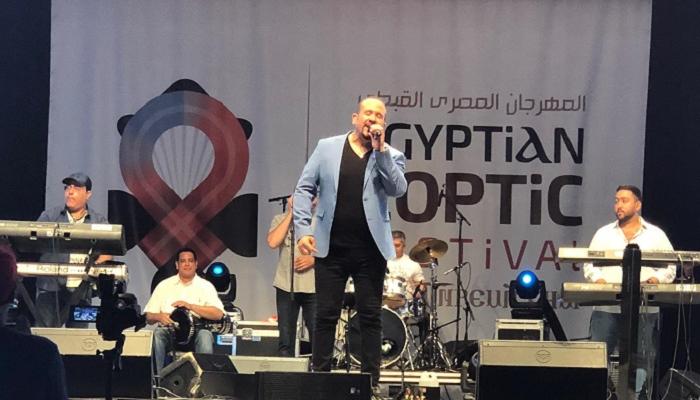 هشام عباس خلال المهرجان