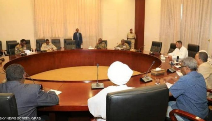 اجتماع سابق للمجلس العسكري السوداني مع قوى الحرية والتغيير