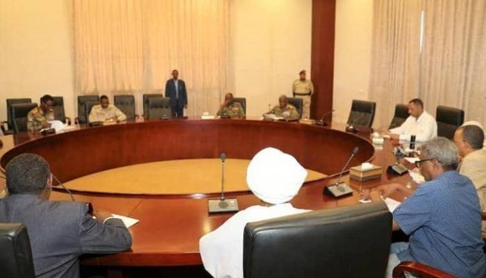 اجتماع سابق للمجلس العسكري السوداني مع قوى الحرية والتغيير