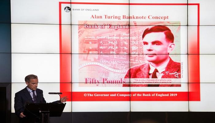 عالم الرياضيات آلن تورينج على الورقة النقدية الجديدة