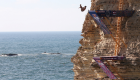 مسابقة عالمية للقفز من صخرة الروشة ببيروت