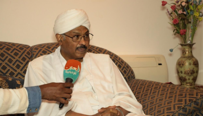 مبارك الفاضل المهدي رئيس حزب الأمة السوداني