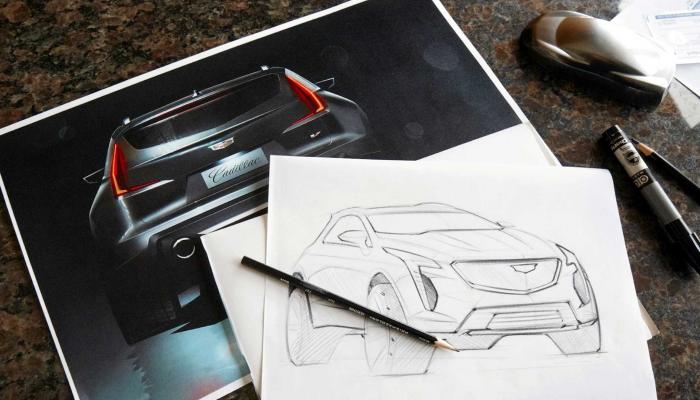 التصميم المتوقع لسيارة كاديلاك XT4-V