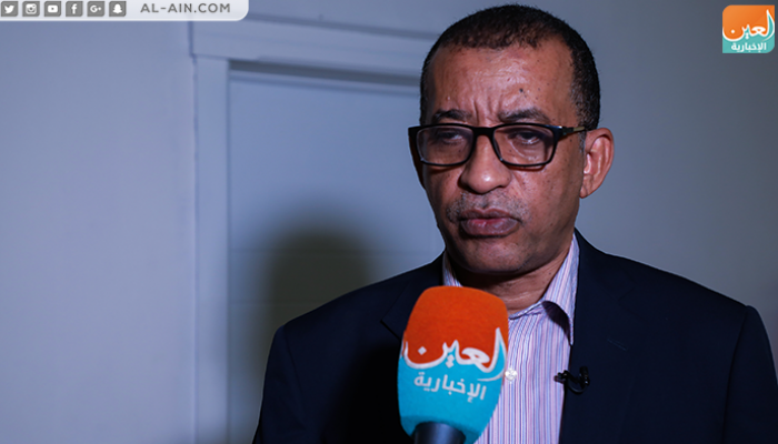 عمر الدقير القيادي بقوى إعلان الحرية والتغيير في السودان