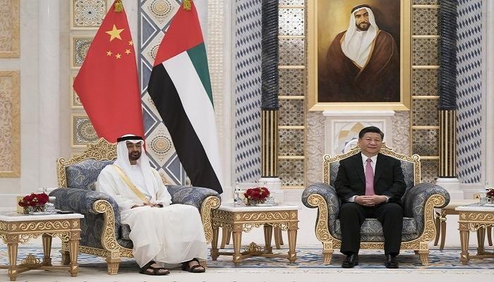 محمد بن زايد يستقبل الرئيس الصيني في الإمارات - أرشيفية