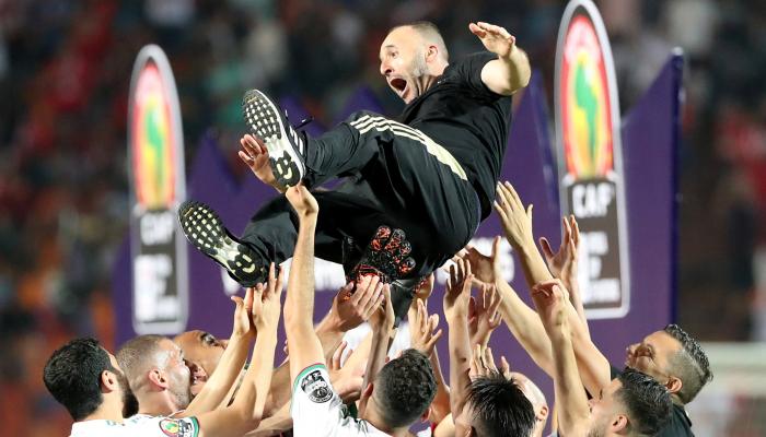 جمال بلماضي مدرب منتخب الجزائر