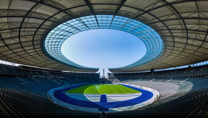 أحد الملاعب الألمانية