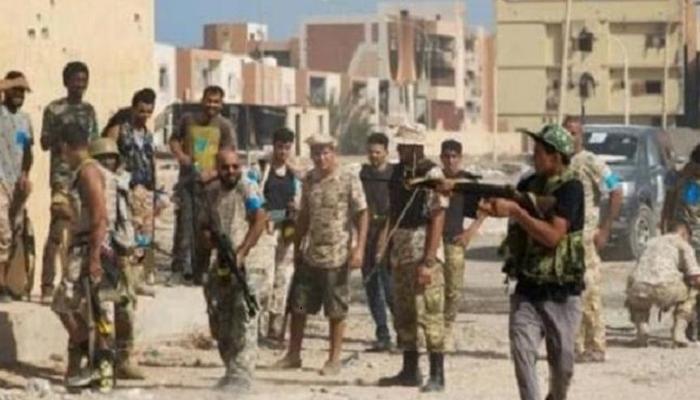 أفراد من مليشيا تابعة لحكومة الوفاق