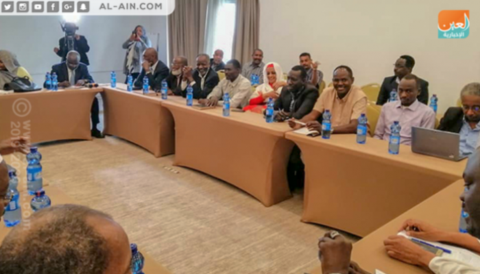 جانب من اجتماع مكونات قوى المعارضة السودانية - أرشيفية