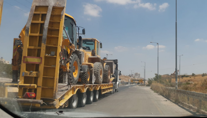 آليات الهدم الإسرائيلية