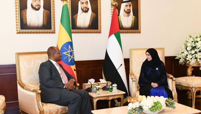 الدكتورة أمل القبيسي تلتقي رئيس مجلس النواب الإثيوبي