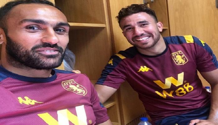 تريزيجيه والمحمدي بقميص أستون فيلا الإنجليزي