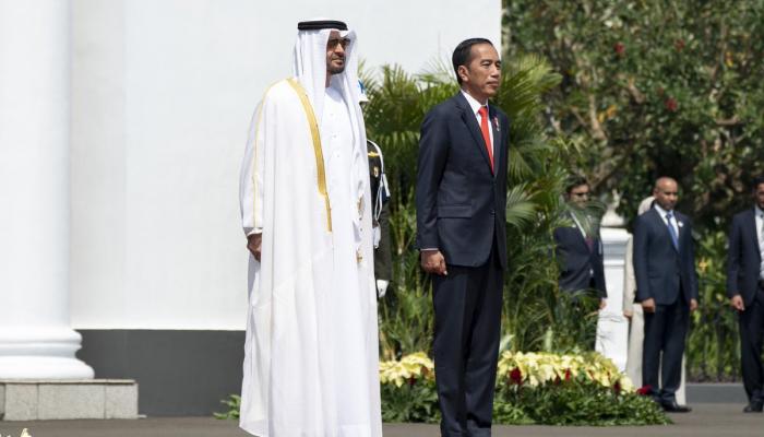 جانب من زيارة الشيخ محمد بن زايد آل نهيان لإندونيسيا