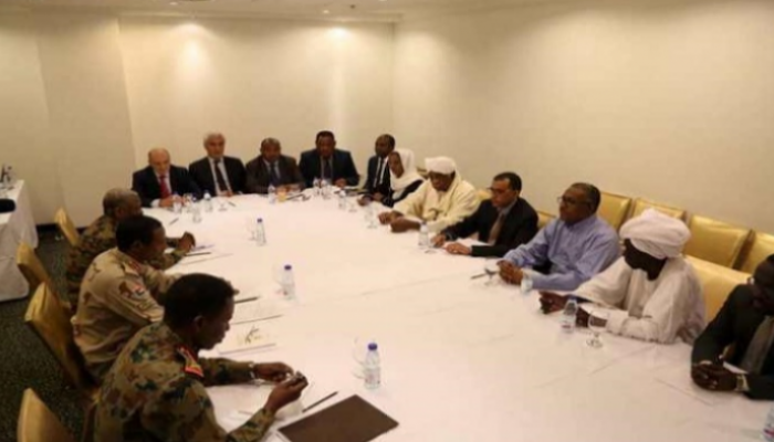 لقاء سابق لـ"العسكري السوداني" والمعارضة