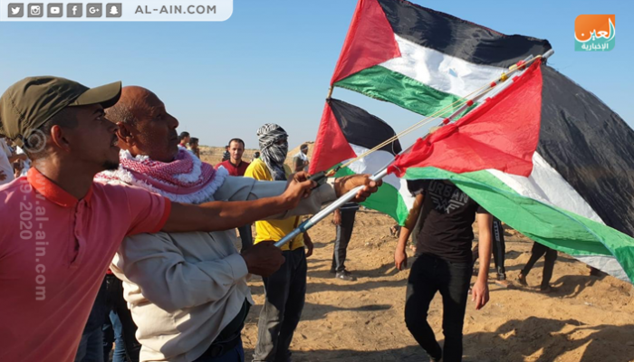 جانب من فعاليات مسيرات العودة