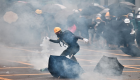 شرطة هونج كونج تفرق بالرصاص والغاز مظاهرة غير مرخصة 