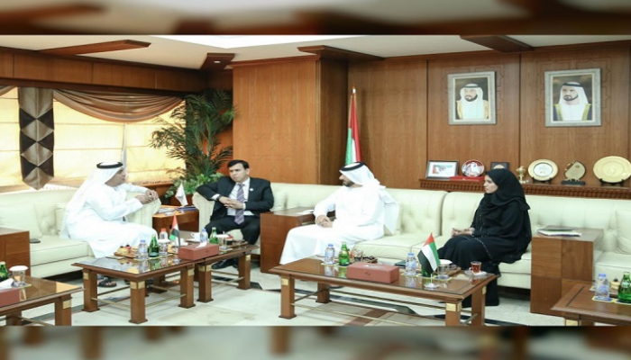 لقاء مسؤولي غرفة عجمان مع وفد صندوق خليفة لتطوير المشاريع