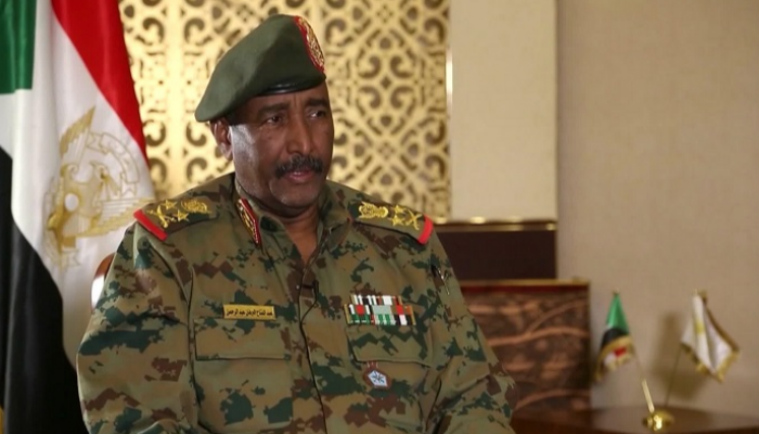 الفريق أول عبدالفتاح البرهان رئيس المجلس العسكري الانتقالي في السودان