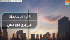6 أرقام مذهلة عن برج خور دبي